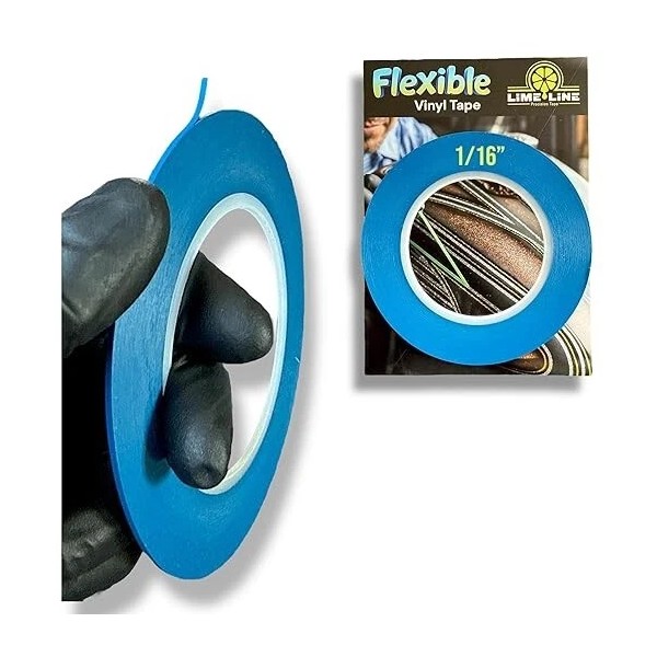 LiME LiNE 1/16" Flexible Vinyl Fineline Masking Tape for Automotive