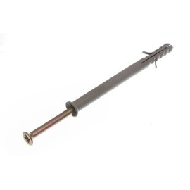 Frame Fixing Screw With Nylon Wall Plug Window Anchor M8 X 100 Mm Pack Of 4