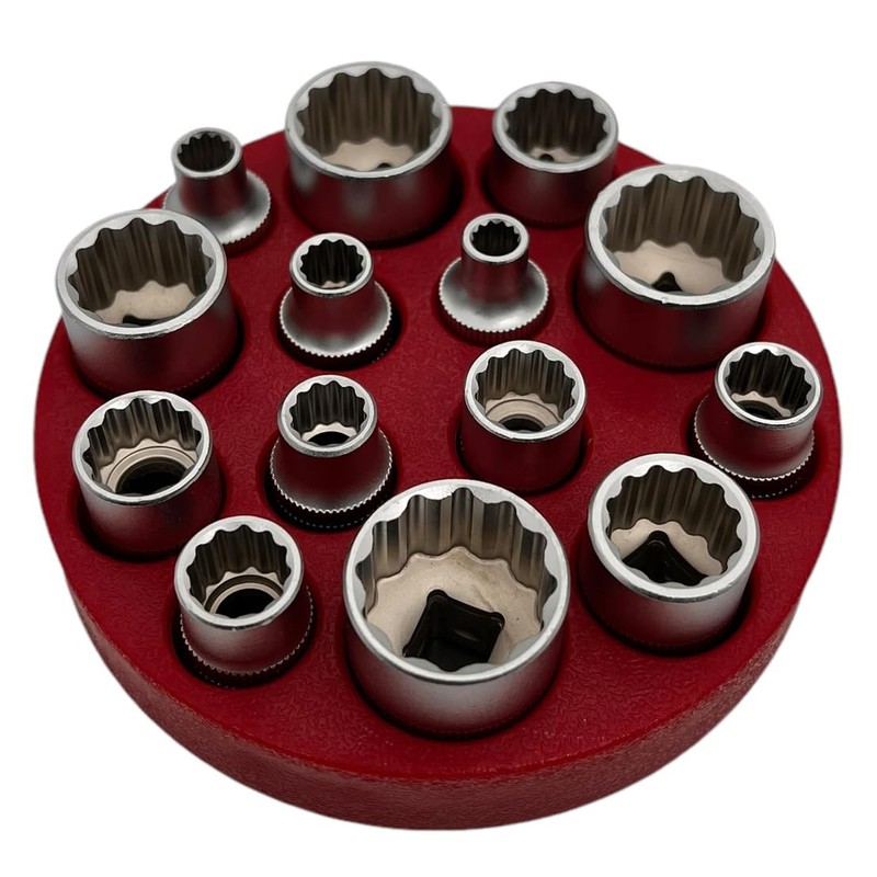 Alkan Round Magnetic Organiser for 3/8 Inch (10.0 mm) Sockets