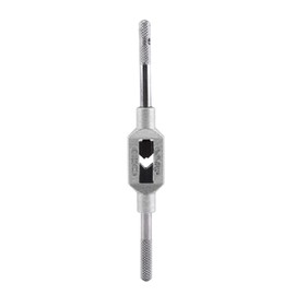 Adjustable 130mm Tap Wrench Handle Holder Engineers Tap and Die Set Thread Tap Holder Reamer Hand Tapping Tool Suitable for M1-M6