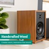 Electrohome McKinley 2.0 Stereo Powered Bookshelf Speakers with Built-in Amplifier