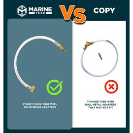 Marine Tech Tools Seastar Hydraulic Steering Filler Kit with Swivel, Outboard Power Steering Bleed Kit for Boat, Fits Seastar Hydraulic Steering & All Outboard, Sterndrive & Inboard