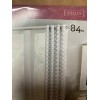 allen + roth 84'' White Navy Cotton Light Filtering Grommet