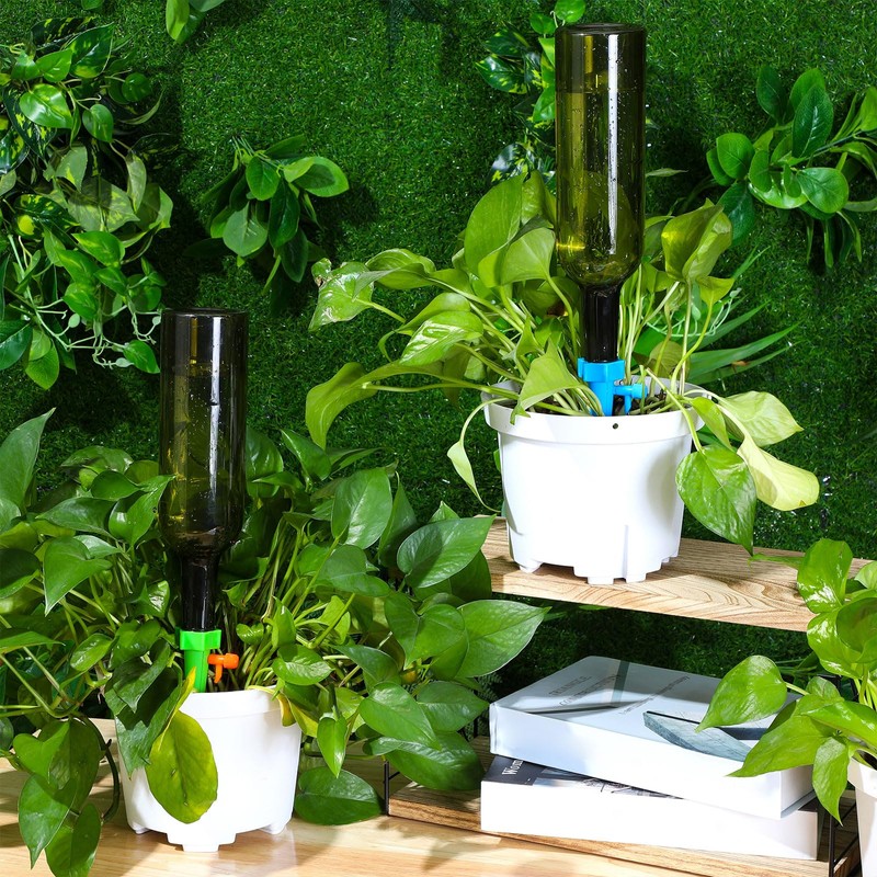 SiliFine 8 Set Plant Watering Devices with Self Watering Spikes