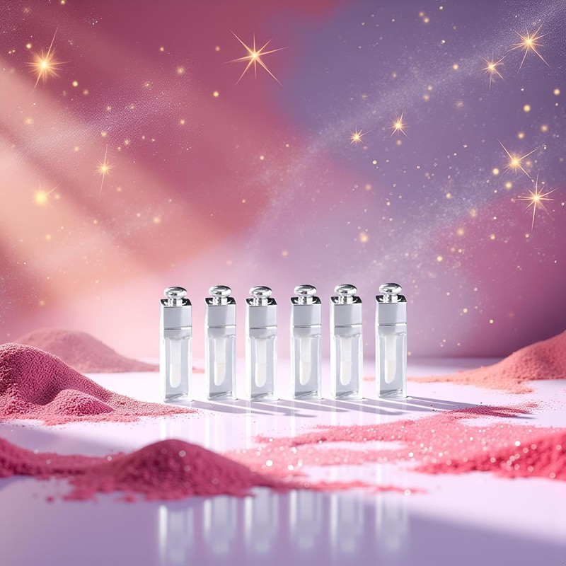 Clear Empty Lip Gloss Tubes Transparent Refillable Lip Balm Bottles