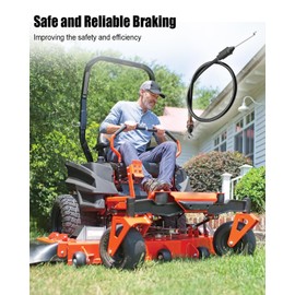 Lawn Mower Brake Cable Replace 064-8057-75 Fit for Bad Boy MZ Magnum 54" Zero Turn Mowers, Lawn Mower Brake Line Fit for Commercial ZT CZT Series