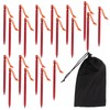 20pcs Tent Stakes V Shape Heavy Duty Tent Peg with