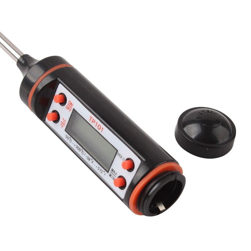 Konetun® Digitales Küchen-Thermometer, Sonde, für Lebensmittel, Kochen, Grillen, Fleisch, Steak,