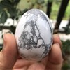 Ladeukoi Stone Egg Figures, Polished Healing Crystal Easter Eggs Ball