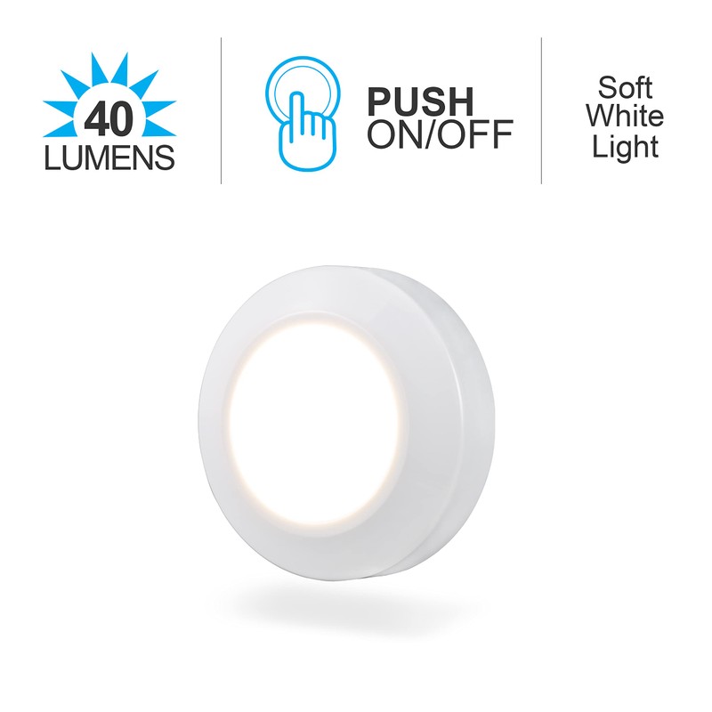 GE Mini Touch Light, White