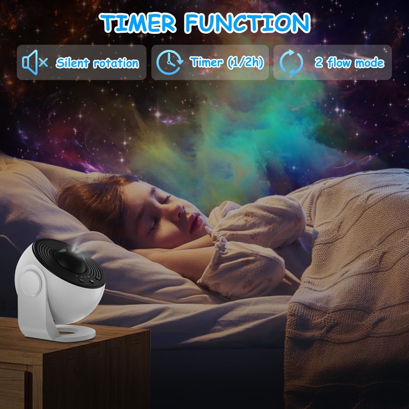 Galaxy Projector Night Light, 13 in 1 Planetarium Star Projector