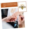 TOVINANNA Elegant Bee Nail Jewelry 20pcs 3D Nail Charm Bee