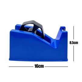 Large Tape Dispenser Heavy Duty Desktop Office SELLOTAPE CELLOTAPE Pack Holder (Blue)