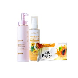 Her Choice PH Set C: Kojic Soap, Body Lotion & Sunflower Beauty Oil