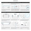 BRAINWAVZ Transparent Under Desk Laptop Holder Mount with Adhesive &