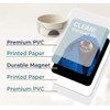 Cute Dishwasher Magnet Clean Dirty Sign - 3.5" x 2.3"