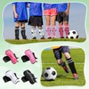 HyDren 4 Pairs Soccer Shin Guards for Youth Kids Toddler