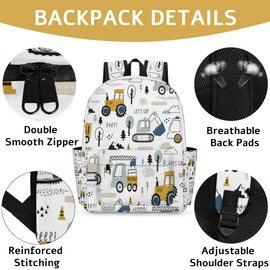 CNNINGYI Toddler Backpack for Boys Cartoon Preschool Backpack Elementary School Daypack Bookbag