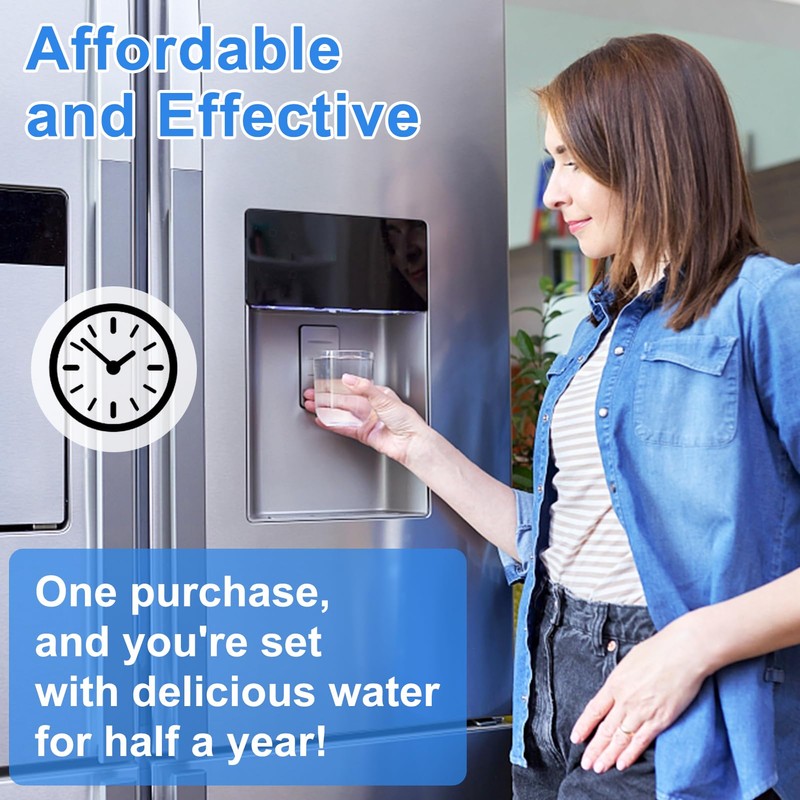 LT1000P Water Filter Replacement for LG LT1000P,LT1000PC,ADQ74793501,MDJ64844601 Refrigerator Water Filter