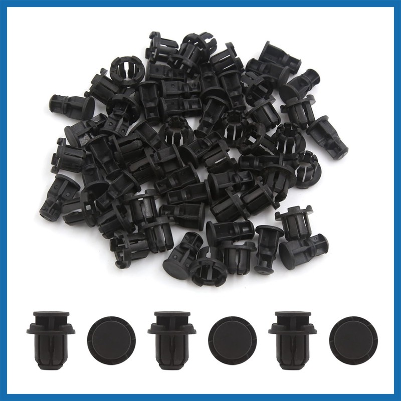A ABSOPRO 30pcs 14mm Hole Dia Car Door Trim Fender