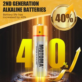 1.5V AA Batteries 12 Pack 1920mAh Alkaline Double A Batteries 10 Year Shelf Life AA battery Long Lasting Power Batteries AA For Alarm Clocks, Remotes, Toys & Electronic Devices (Non-Rechargeable)