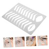 Healeved Unique Eyebrow Exercise Template Stainless Steel Brow Lip Mold