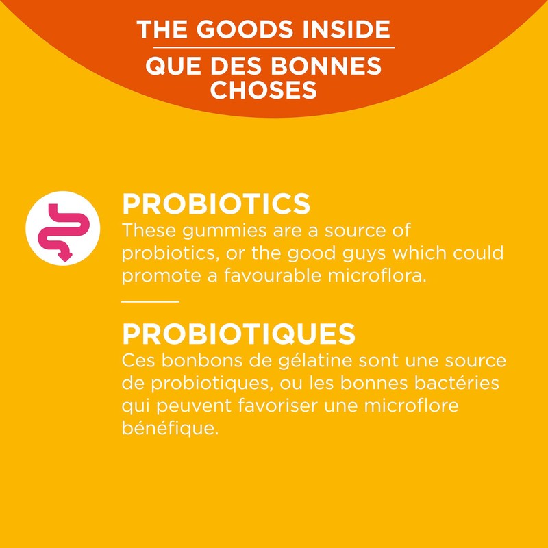 OLLY Probiotic Supplement Mango Chewable Gummy to support gut health