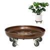 Plant Saucer 16" Rolling Plant Caddy Rolling Plant Stand with