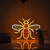 Bee Neon Sign for Wall Décor with Dimmable Switch LED