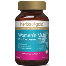 Herbs of Gold Women's Multi Plus Grapeseed 12000 30tabs