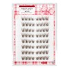 Brown Self Adhesive Eyelashes Clusters Press On 64 Eyelash LASGOOS