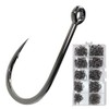 ANCLLO 10 Size Stainless Steel Saltwater Fishing Hooks - 500pcs