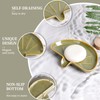 Ceramic Soap Dish with Drainage – Half Moon Soap Holder