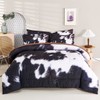 SUCSES Cow Print Bedding Comforter Set Full Size, 8 Pieces