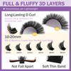 Fluffy Lash Cluster Kit 180D + 280D Mega Volume, 10–20mm