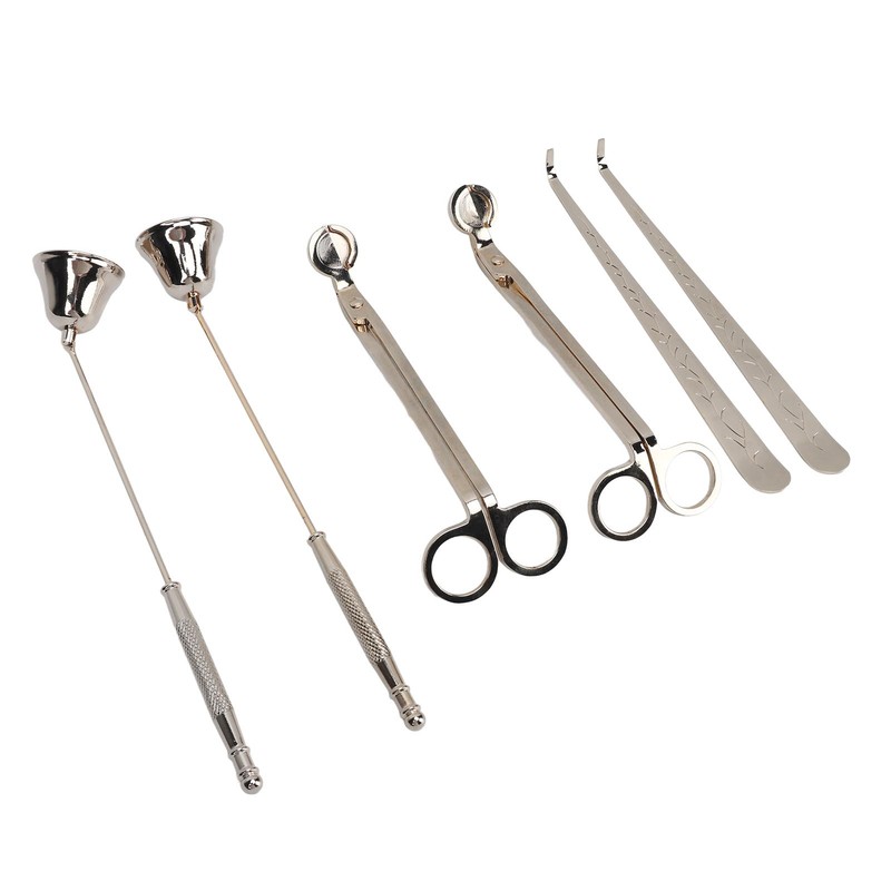 6PCS Candle Accessory Set Wick Trimmer Wick Dipper Candle Snuffer