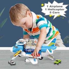 Airplane Toy, Airplane Toys for 3 Years Old, Airplane for Toddlers, Toys for 3+ Year Old Boys, Toy Airplane for Boys Age 4-7, 3+ 4 5, Aeroplane Toy, Plane Toy for Birthday, Chritmas Gift