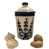 Lavender Blue Design Garlic Goalkeeper Pot (No 9 Lavender Blue