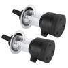 2Pcs COB LED Camping Lamp Portable Night Light with Compass