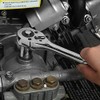 WORKPRO 39-Piece Drive Socket Set 1/4'' & 3/8'', CR-V Metric