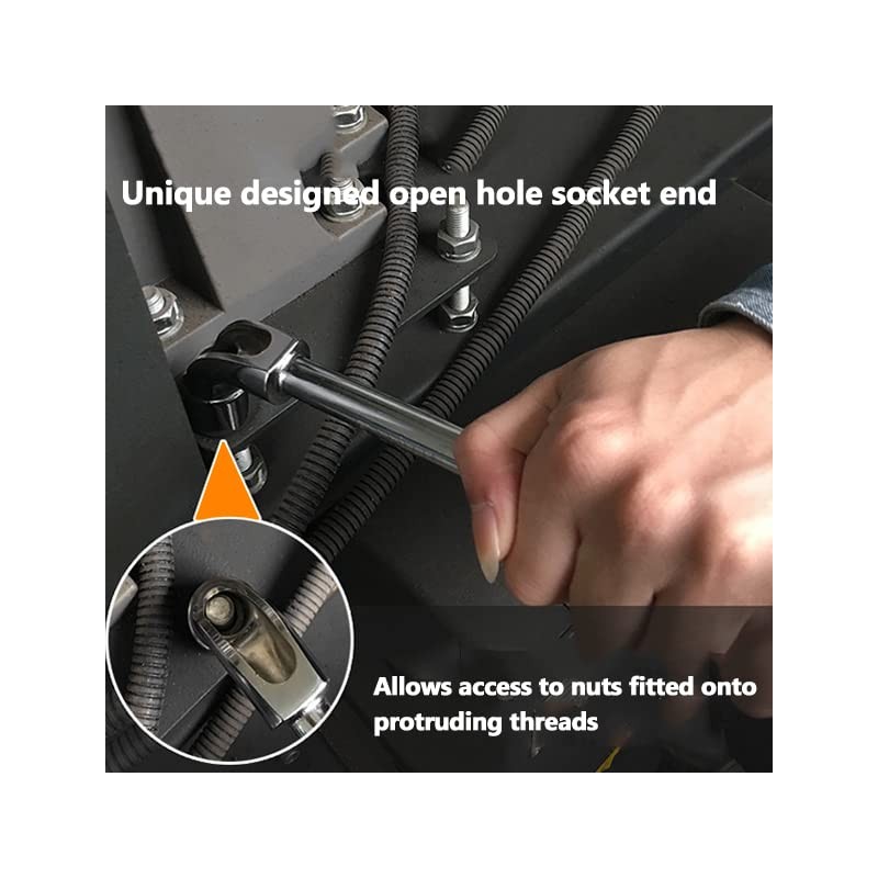 Vokenforu Socket Wrench 14mm, 1 Pcs Socket Spanners, L Shaped