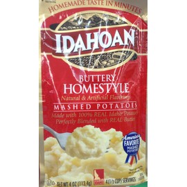 Idahoan BUTTER HOMESTYLE Mashed Potatoes 4oz. (15 Pack)