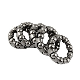 ACROPIX Bicycle Rear Wheel 9 Ball Bearing Replacement Silver Tone 5pcs