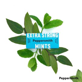Peppersmith Extra-Strong Eucalyptus 100% Xylitol-Sweetened Multipack Mints, Sugar-Free and Good for Teeth — 24 x 15g Packs