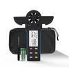 AIOMEST Wind Checker Handheld Anemometer，Airflow Velocity Speed Meter Measurement w/LCD