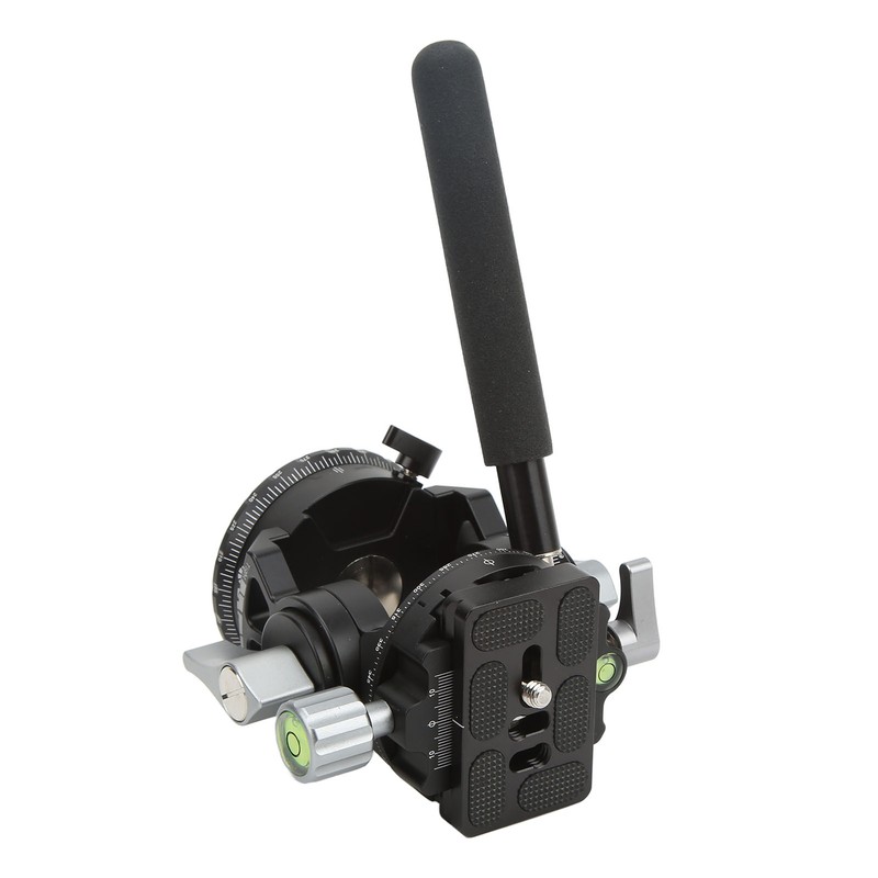 Camera Panoramic Tripod Head Aluminium Alloy with Handle Light Camera