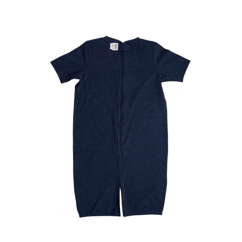 Gertex Adult Lightweight Back-Zip Romper- Medium, Blue