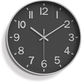 Lottogo Wall Clock 12 Inch Silent Non Ticking Wall Clock for Living Room Multiple Colours Available