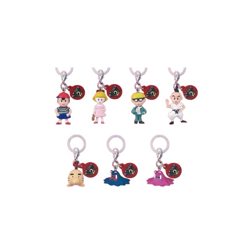 Takara Tomy Arts MOTHER2 Icon Charm Mascot, Set of 7