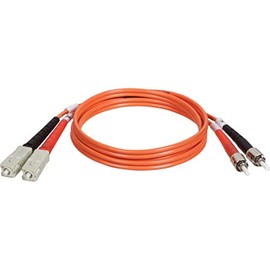 Tripp Lite Duplex Multimode 62.5/125 Fiber Patch Cable (SC/ST), 1M (3-ft.)(N304-003)